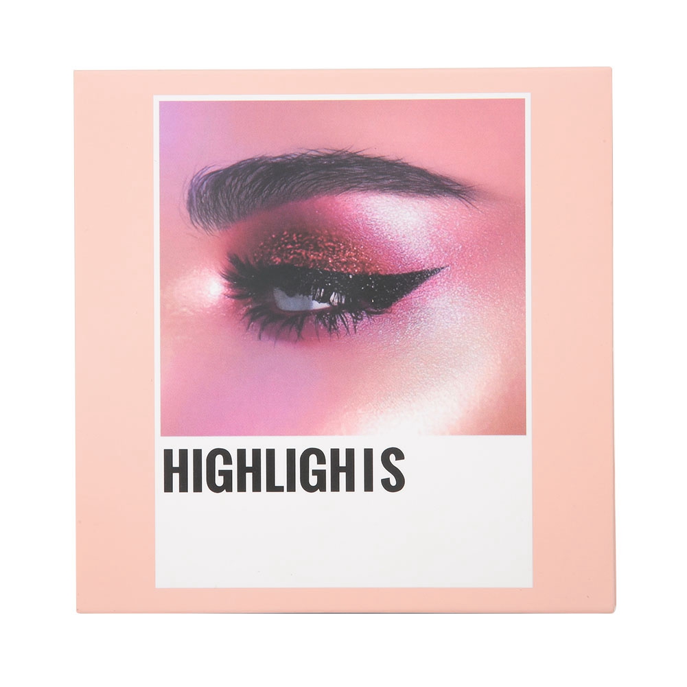 4 Colors Petaling Face Blusher Palettes Face Highlighter Powder With