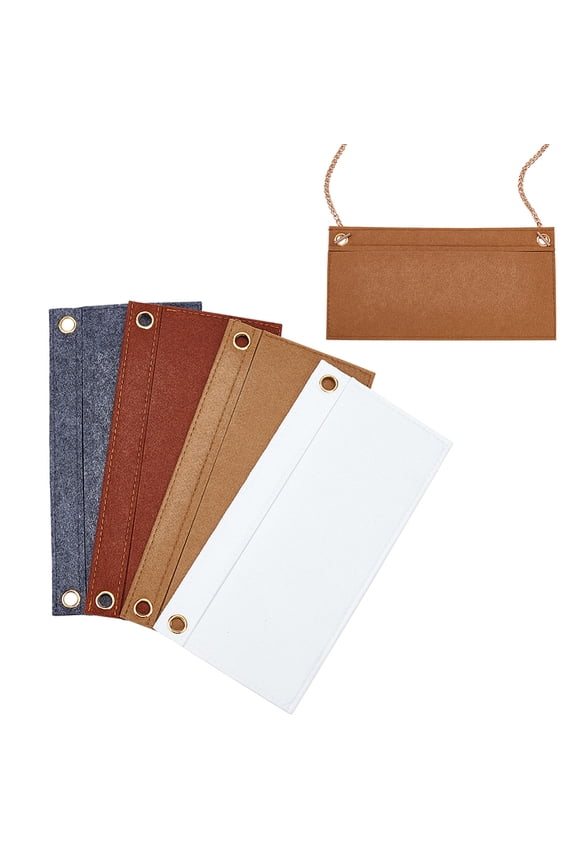 4 Colors Purse Felt Insert Organizer Handbag Divider Insert Inner Pocket Purse Envelope Crossbody Conversion Kit Bag in Bag LinerDIY