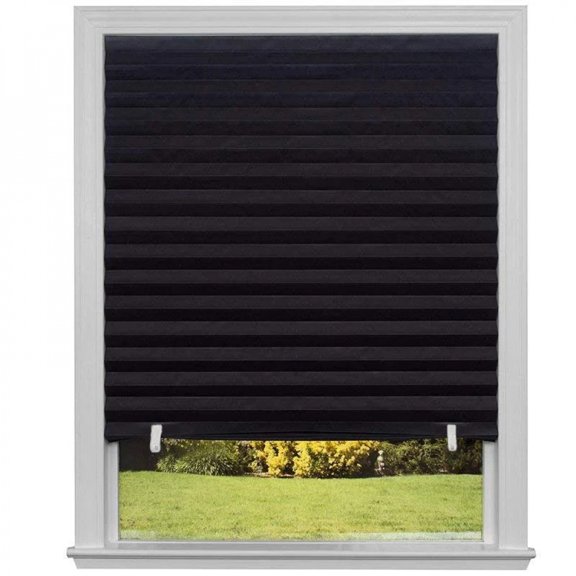 4 Colors Shades Self-adhesive Half Windows Nonwoven Folding Curtain Bathroom Balcony Living Room Balcony Curtains Pleated Blinds