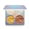 4 Colors Shimmer Highlighter Makeup Palette, Professional Shimmer