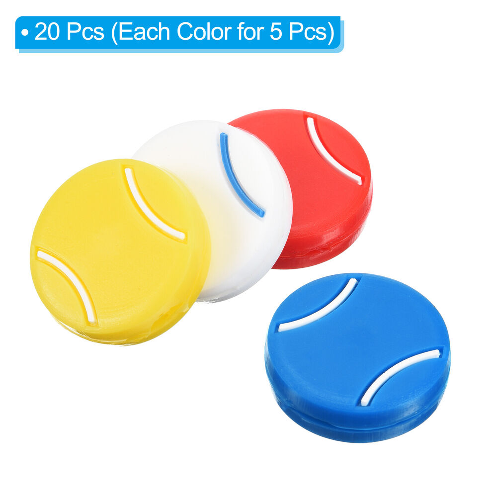 4 Colors Tennis Racket Dampeners, 20 Pcs Soft Silicone Tennis Dampeners