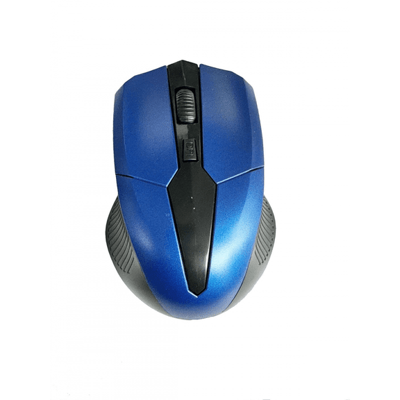 4 Colour WIRELESS CORDLESS 2.4 GHz MOUSE USB DONGLE OPTICAL SCROLL PC LAPTOP MAC-Blue