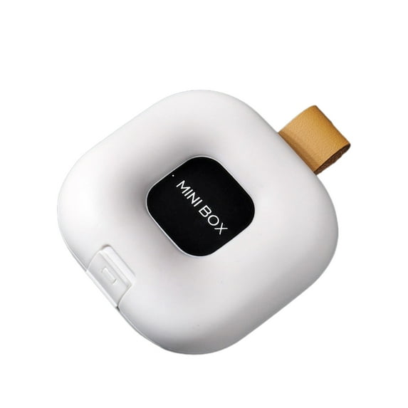 4 Compartment Vitamin Organizer, Pocket Pill Case, Small Pill Box for Wallet, Daily Supplement Container, Portable Pill Organizer for Travel and Work