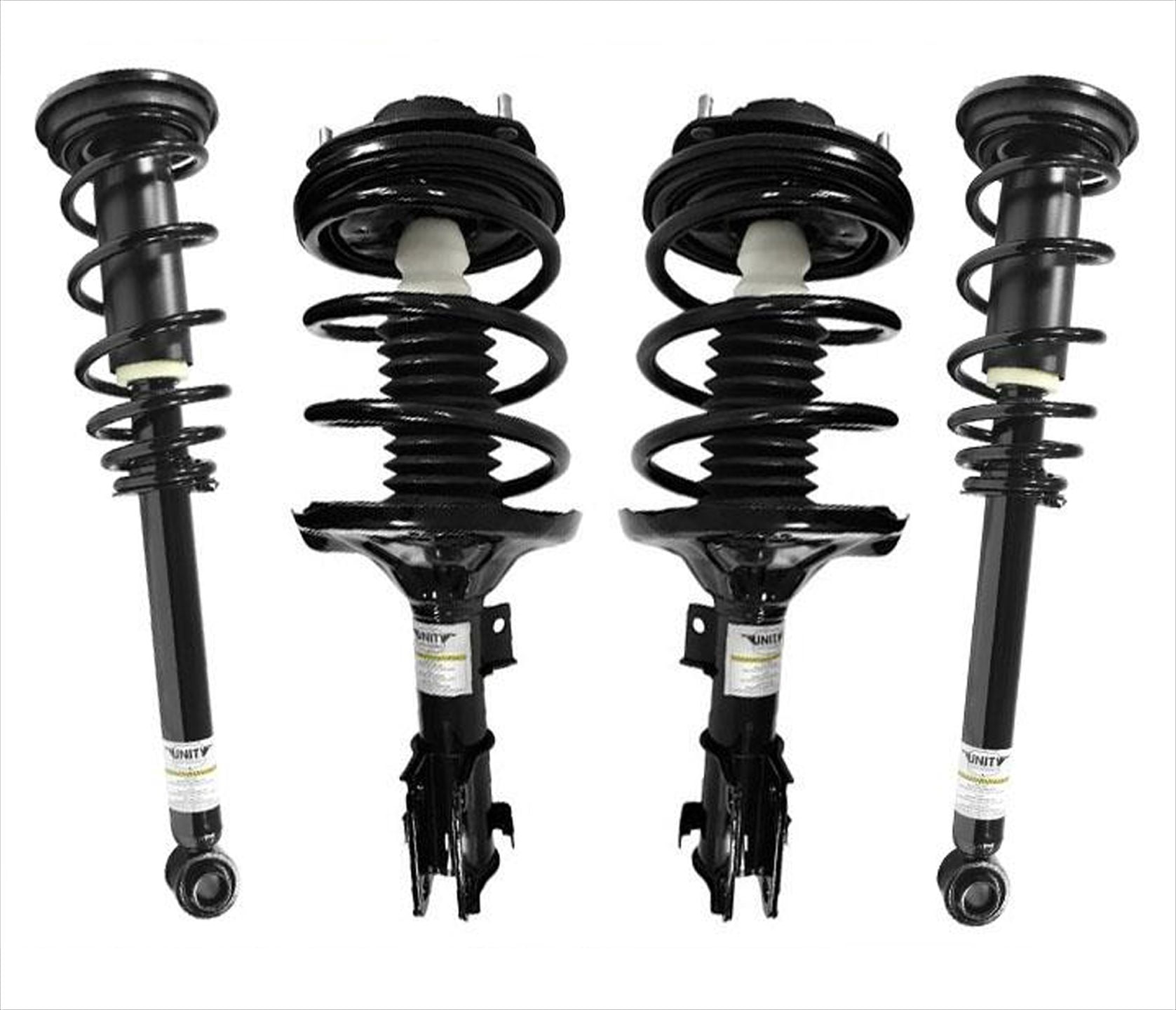 4 Complete Coil Spring Strut Assembly's Fits For 0005 Mitsubishi