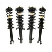 4 Complete Coil Spring Struts for Acura TSX 09-14 Sedan Automatic Transmission