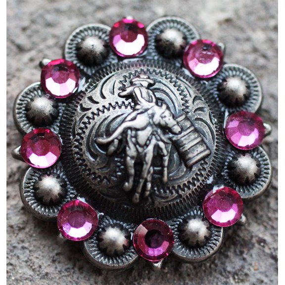 4 Conchos Rhinestone Horse Saddle Western 1.5" CO133