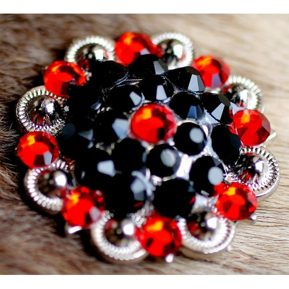 4 Conchos Rhinestone Horse Saddle Western Bridle Berry Co376