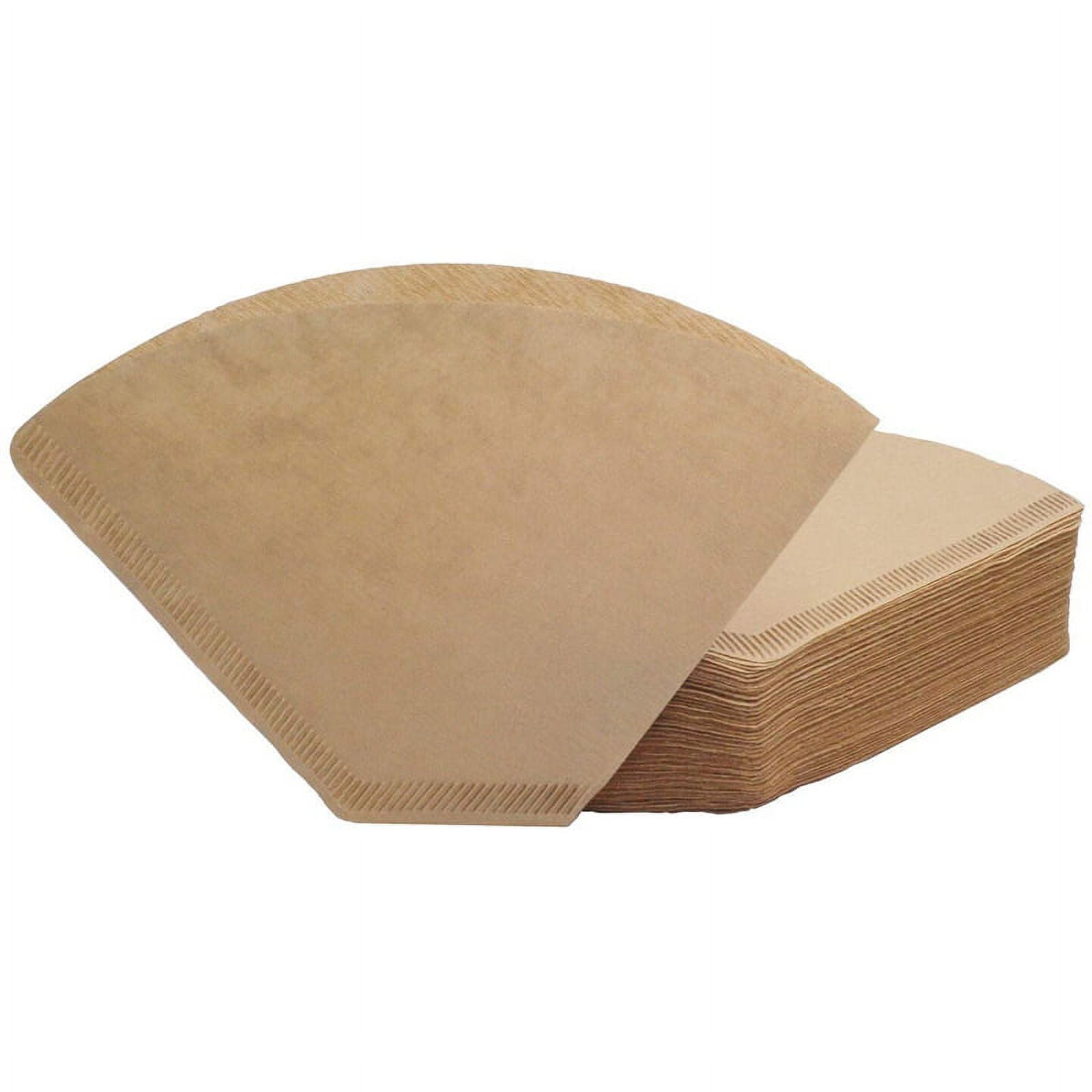 4 Cone Coffee Filter, Unbleached Natural Paper, No Blowout, Disposable