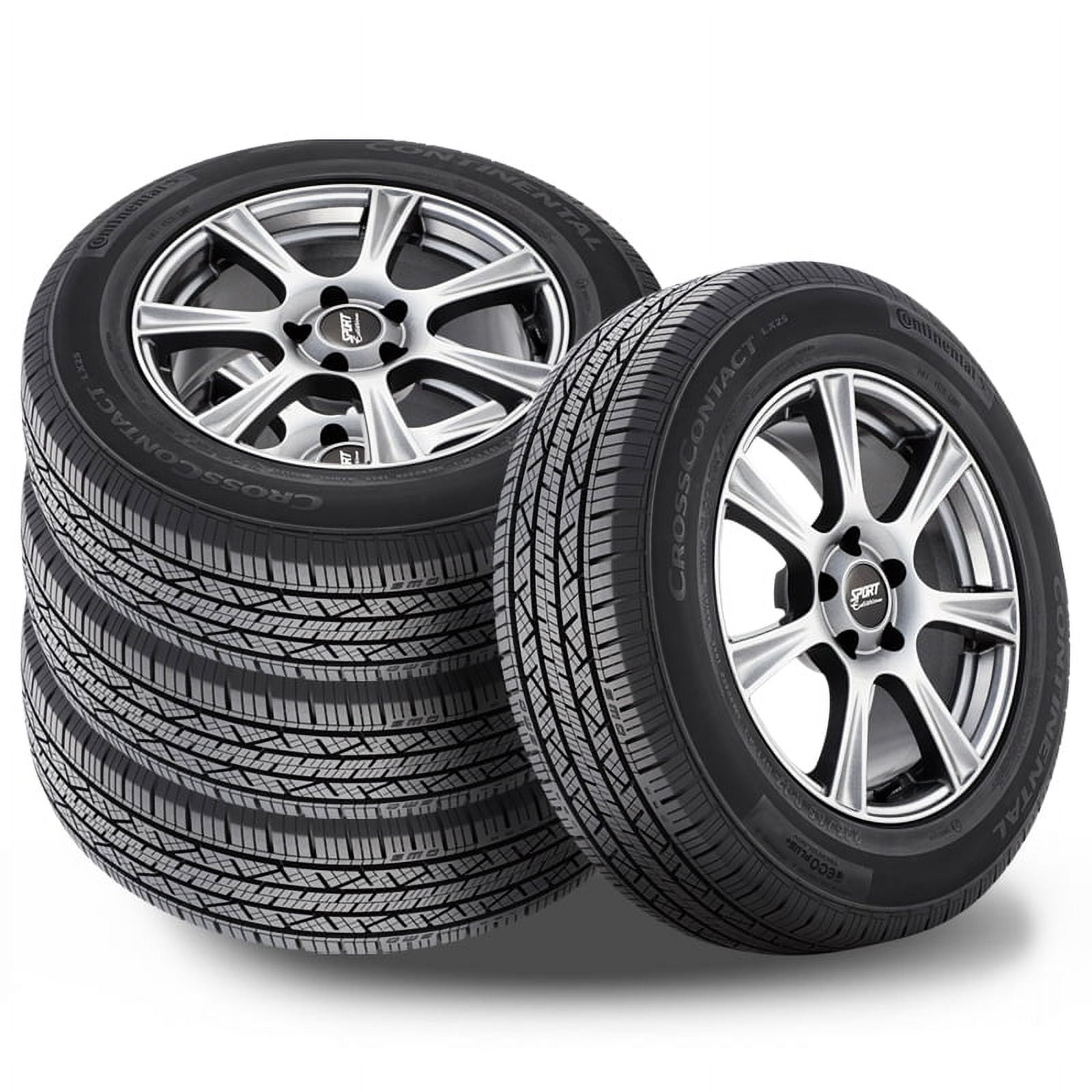 Continental CrossContact LX25 255/60R18 112V All Season 65K Mi Warranty 740AA 15578770000 / 255/60/18 / 2556018