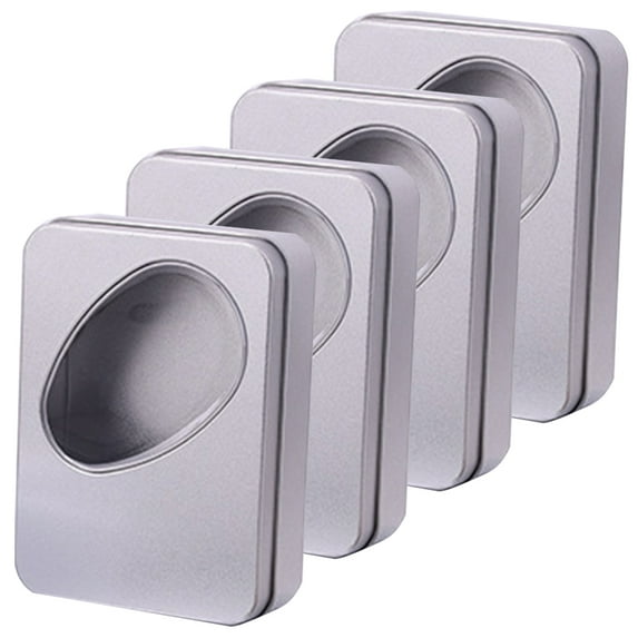 4 Cookie Gift Tins Empty Boxes Christmas Tinplate