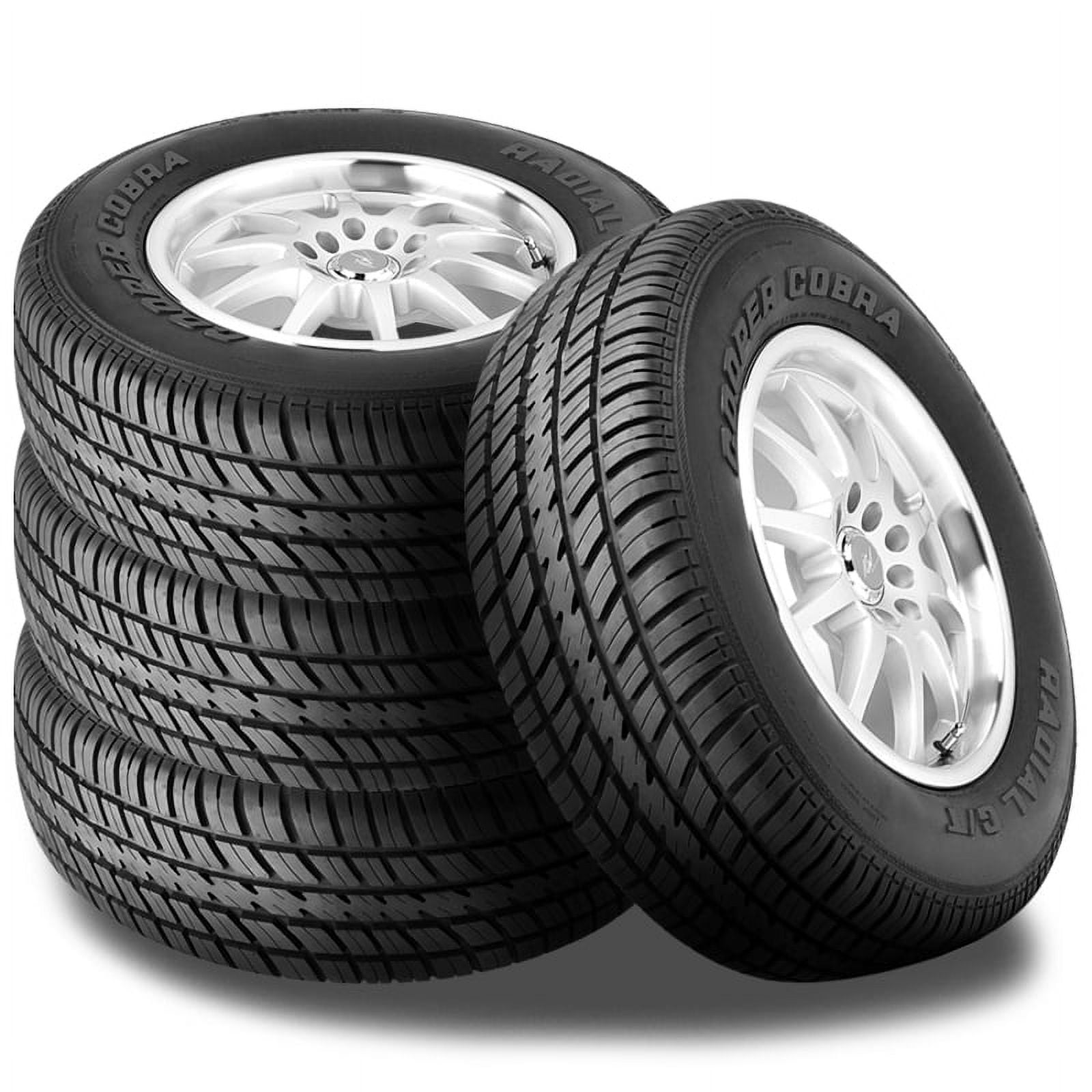 4 Cooper Cobra Radial G/T 255/70R15 108T Classic Muscle Car White ...
