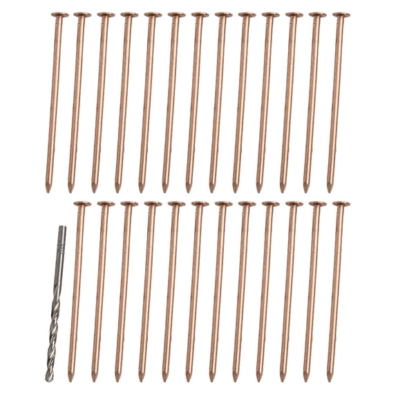 4"Copper Nails for Killing Trees Stump Root,Stump Removal Spikes Hardware Trees 25Pcs