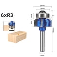thumbnail image 1 of 4 Corner Router Bit for Woodworking, 6/8MM Shank R1 R2 R3 Edging Tool, 1 of 8