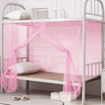 thumbnail image 1 of 4 Corners Mosquito Net for Mosquiteros para Camas Bed Canopies Netting Bed Drapes Rectangular Mosquito Mesh for Camping Home Outdoor Travel, 1 of 5