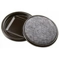 thumbnail image 1 of 4 Count 2-.50in. Gray Soft Touch Carpet Based Caster Cups, 1 of 1