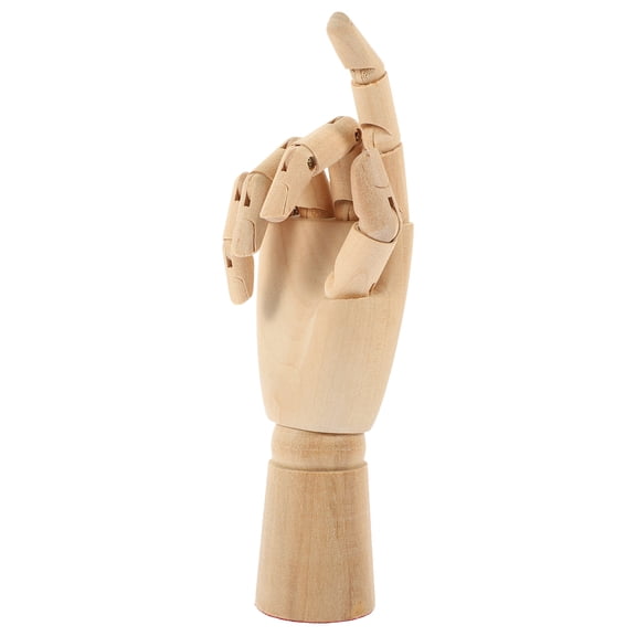 4 Pieces Finger Exerciser Puppet Rotating Hand Model Sketching Model 18X6CM