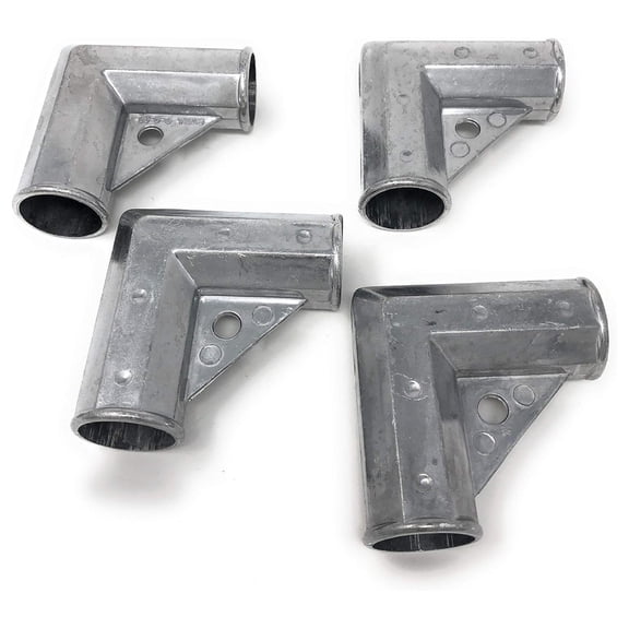(4 Count) Aluminum Gate Corner 1-3/8" X 1-3/8"