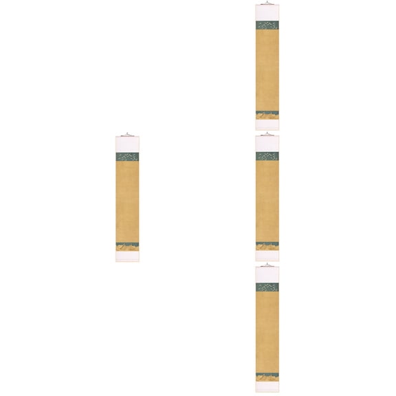 4 Count Art Wall Scroll Calligraphy Brush Blank Framed Picture Paper Chinese