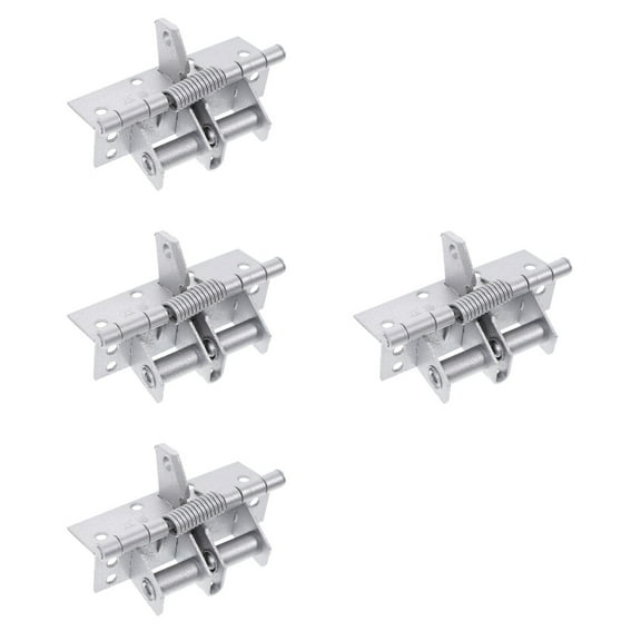 MERRYHAPY Automatic Door Hinges 90 Degree Positioning Self-Closing Spring Heavy Duty 4 Pieces