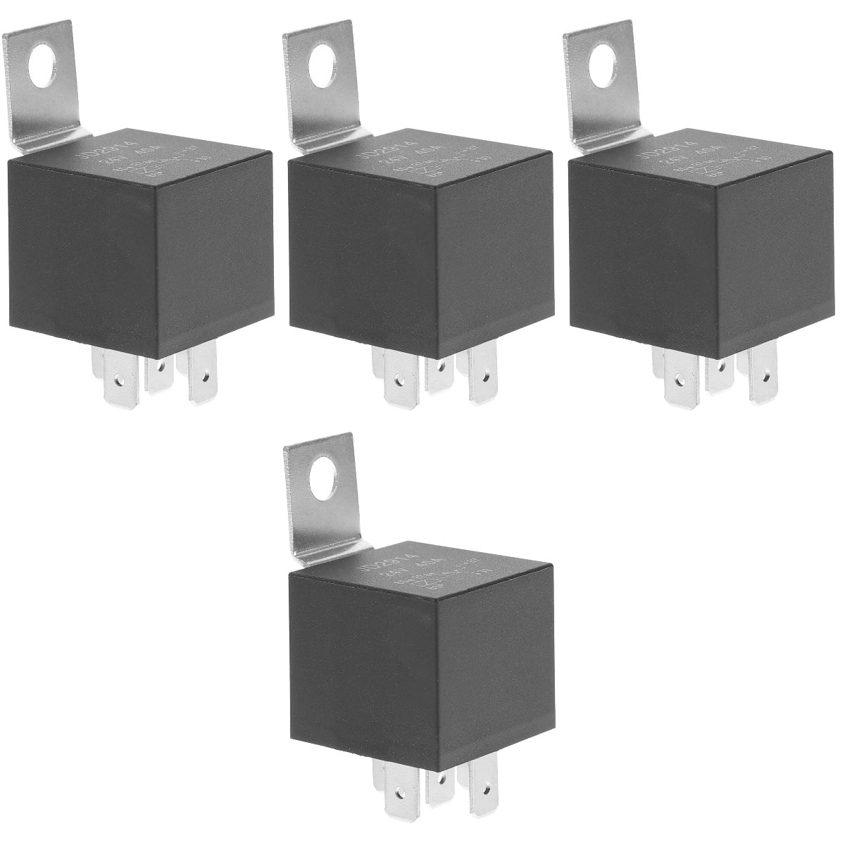4 Count Automotive Relay Simple Design Electromagnetic Coil - Walmart.com