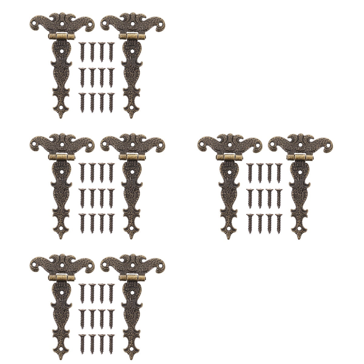 Show Rack Hinges 4 Count Cabinet Hinges Shoe Rack Butt Replacement - Walmart.com
