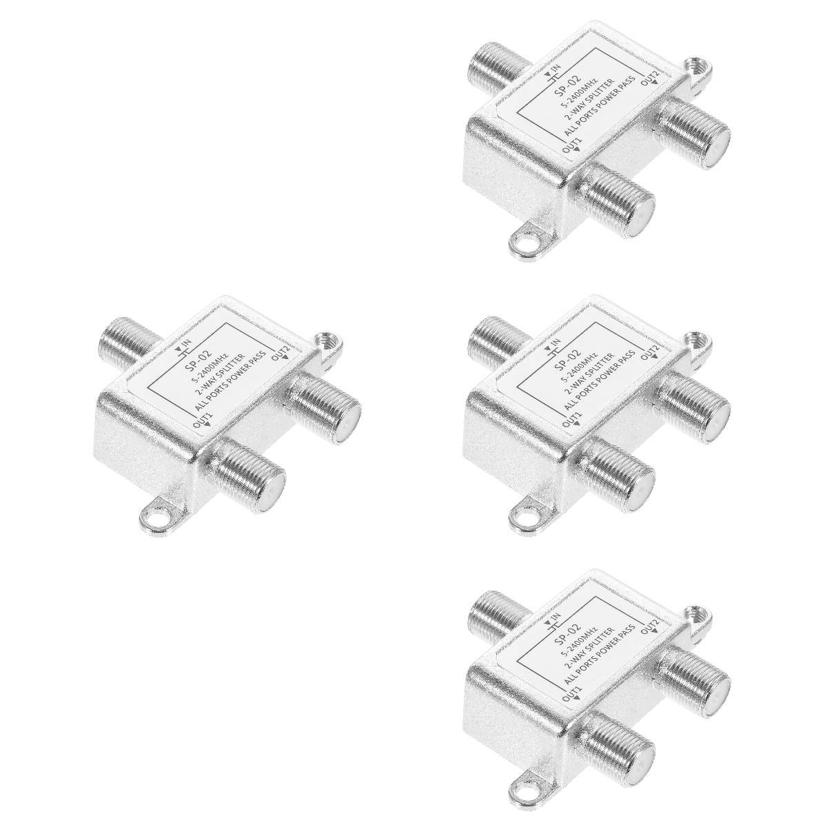 4 Count Cable Dispenser Cable Splitter Coax Cable Splitter Two