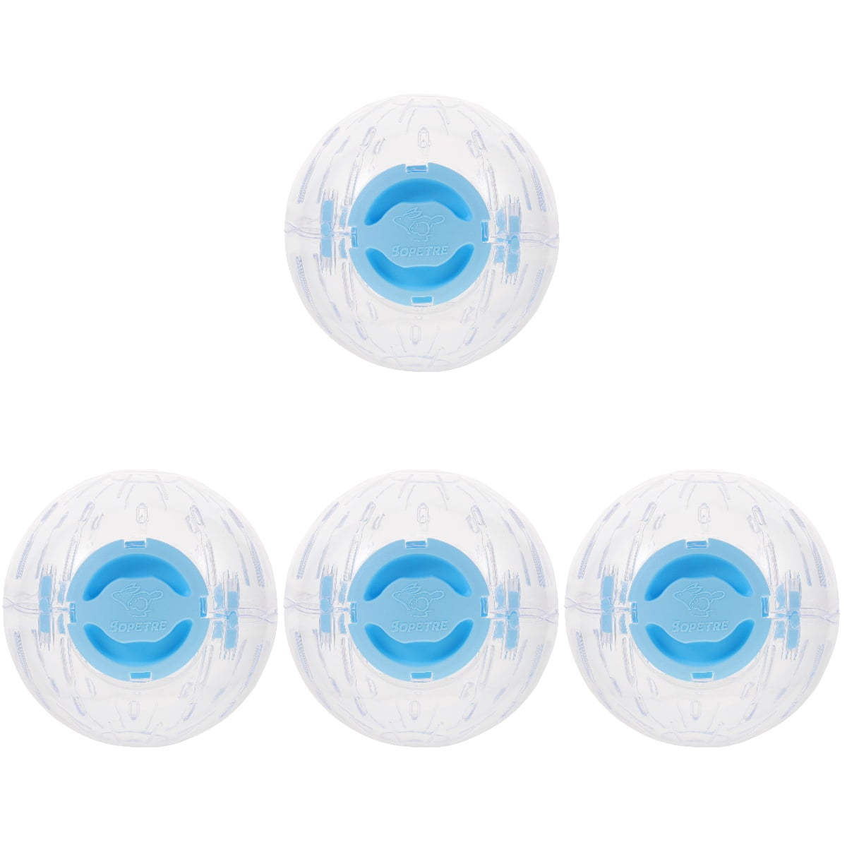 4 Count Chinchilla Toys Gerbils Wheel Small Animal Exercise Balls for