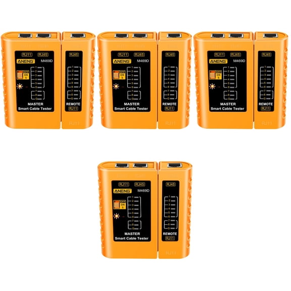 4 Count Coaxial Cable Tester Auto Network Universal Telephone Line