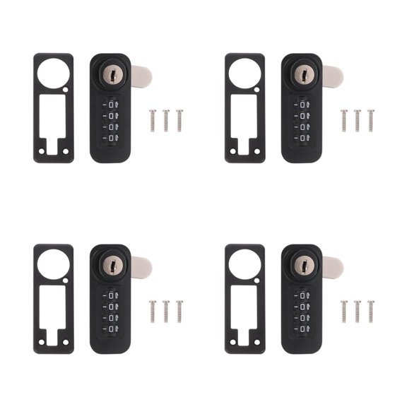 4 Count Combination Lock Password Turn Tongue (for Steel Cabinets - Vertical)