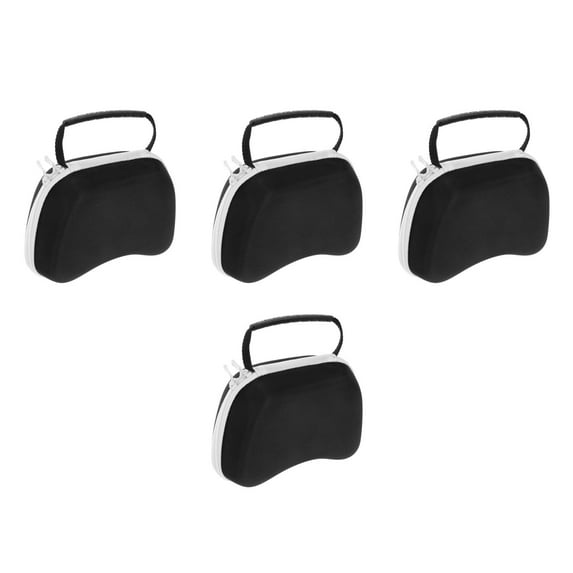 4 Count Controller Carrying Hard Case Handle Storage Bag Game