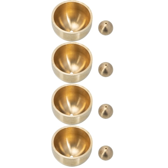 4 Count Dopamine Doorbell Decor Japanese Wind Chime Fittings Toys Copper