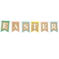 thumbnail image 1 of 4 Count Easter Flag Flags Banner Decoration Home Decorations Hanging Party Bunting Decorative, 1 of 6
