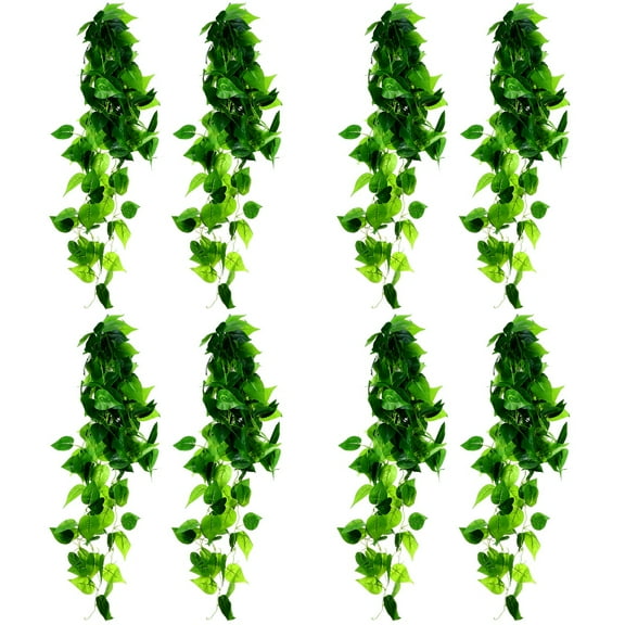 4 Count Fake Plant Imitation Lizard Plants Reptile Tank Snake Animal