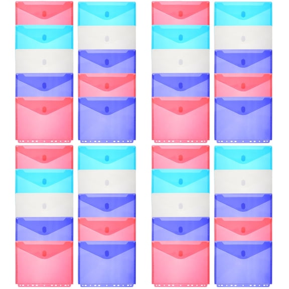 4 Count Hanging Folders Letter Size File Holder Transparent Office
