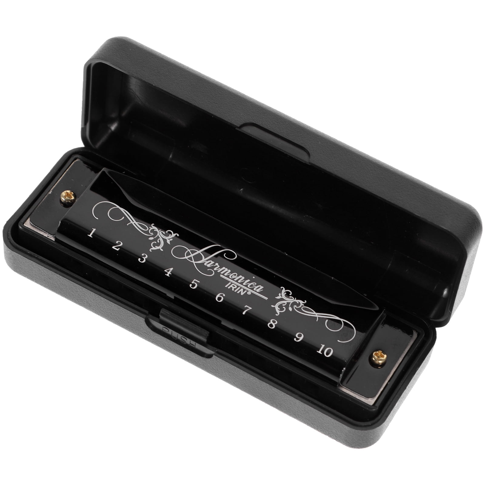 4 Count Harmonica Key Professional Musical Instrument Childrens Student for Adults Abs