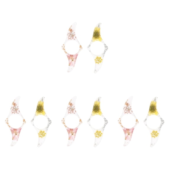 Hytrove Flower Page Spreader Epoxy 8Pcs 3.1x1.4in