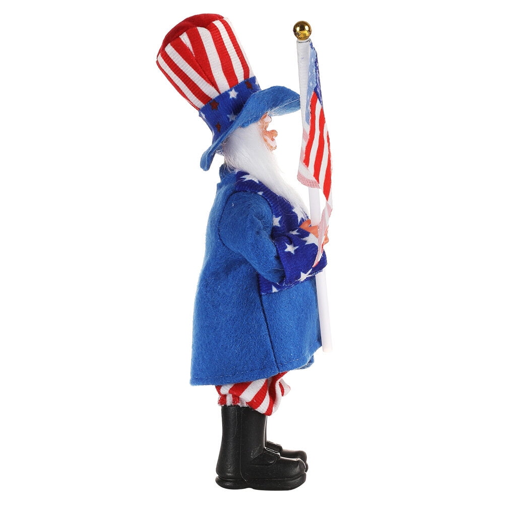 4 Count Independence Day Sam American Flag Old Man Dolls Patriotic ...