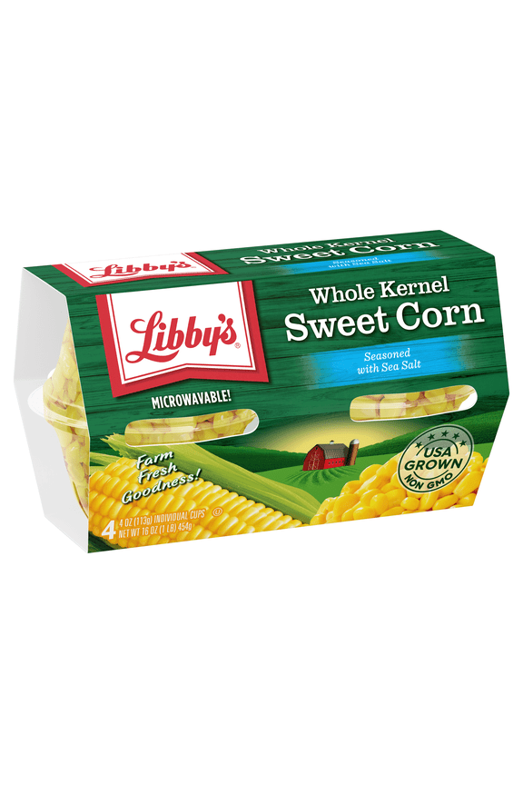 Whole Kernel Sweet Corn, 4 Oz, 4 Count Box