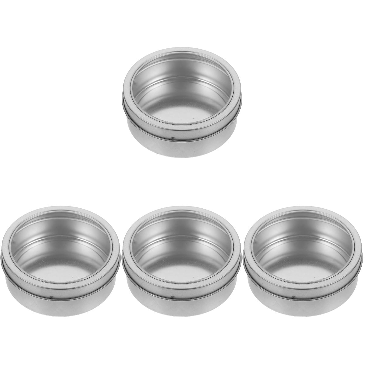 4 Count Magnetic Storage Box Refrigerator Magnetic Spice Tins Magnet Spice Jars Spice Containers