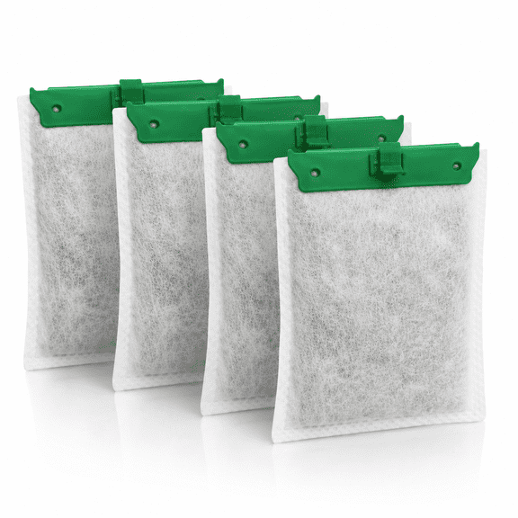 4 Count Medium Filter Cartridges Compatible with Tetra Whisper Bio-Bag Filters Medium Replacement Filter Cartridges for Whisper ReptoFilter and 10i IQ10 PF10 Power Filters -Ready to Use