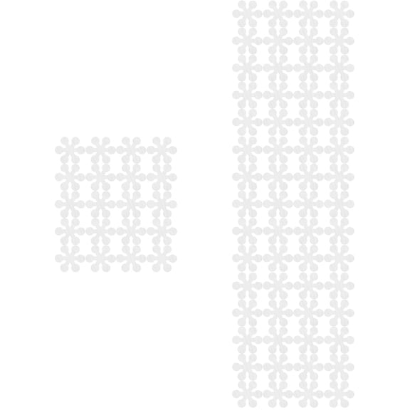 YSNOOWE Non-Slip Bath Stickers, Easy to Use, Safe, Decorative, White, 80Pcs