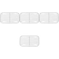 thumbnail image 1 of 4 Count Outdoor Tableware Steaming Rack Cooling Racks Wire Bbq Mesh Baking Pans Cake Aluminum Alloy, 1 of 6