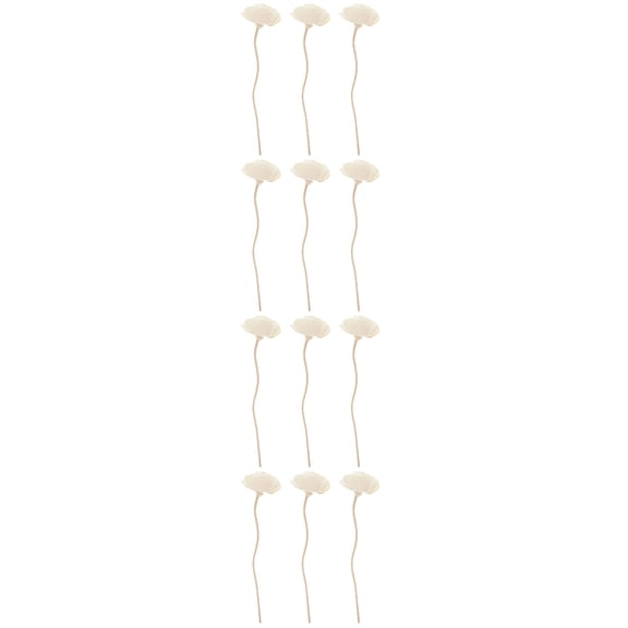 4 Count Refill Liquid Aromatherapy Rattan Flower Reed Sticks 22X4.5X4.5CM Beige