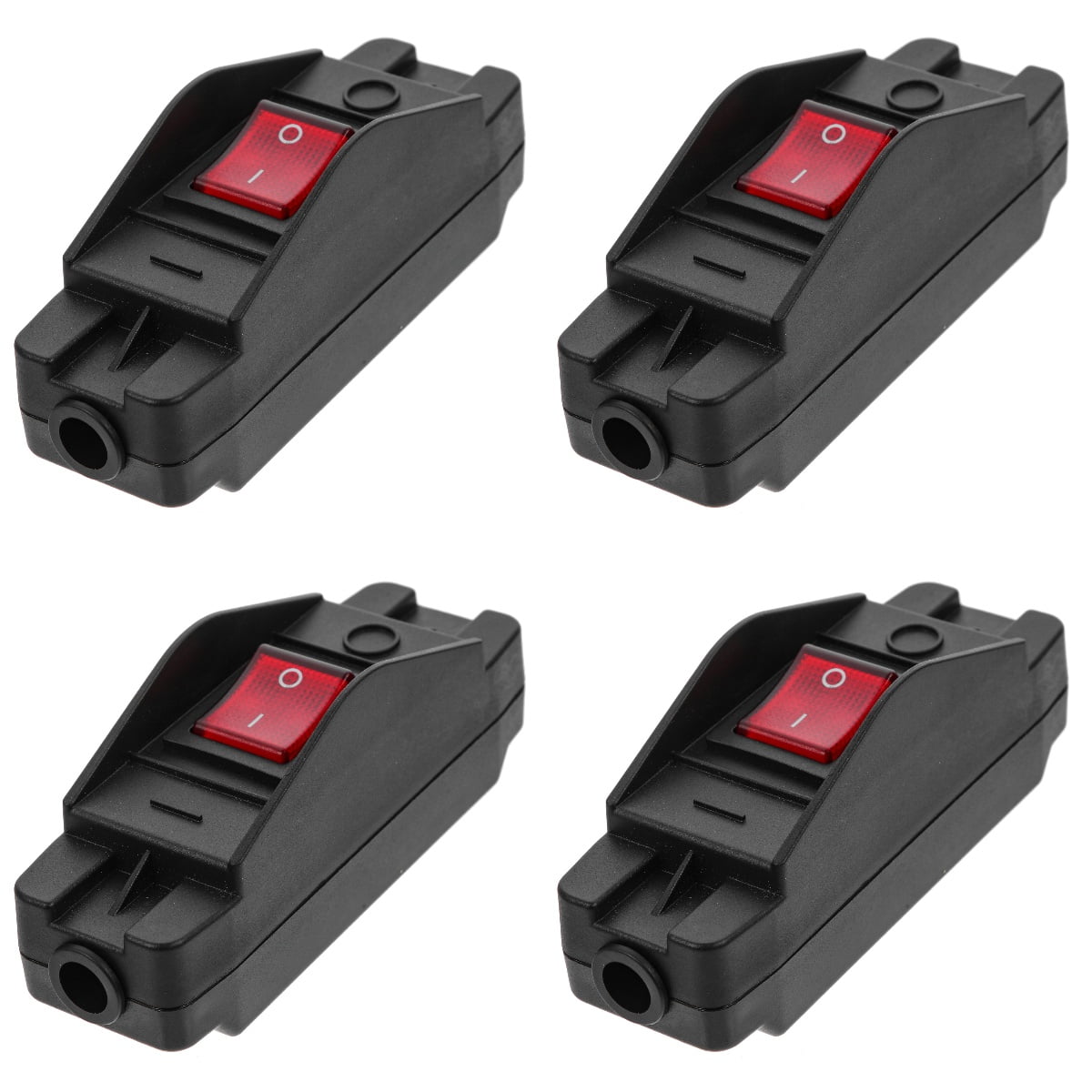 4 Count Rocker Switch up down Extension Cord with off Button Christmas ...