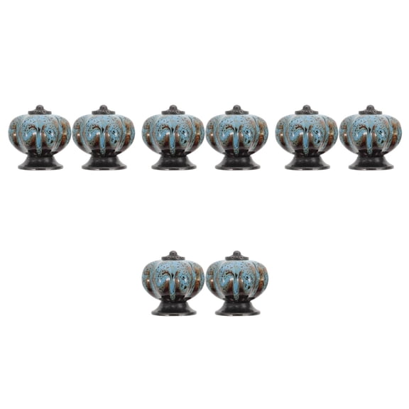Set of 4 Cabinet Handle Two Tone Knobs Themed Kitchen Cabinets Door Handles