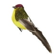thumbnail image 1 of 4 Counts Mini Fake Sparrow Bird Artificial Foam Real Feather Ornament for Garden Wedding Forest Nature Theme Decor Simulation Bird Model for Home Floral Arrangement Craft Decoration Collectible, 1 of 2