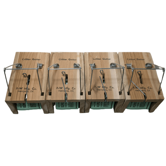 4 Critter Getter Wooden Box Trap for Squirrel, Rat, Chipmunk, Rodent Similar