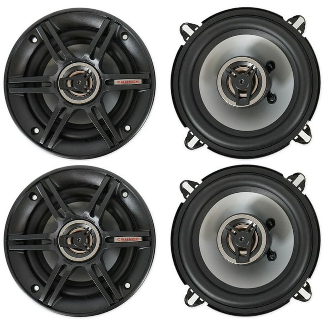 (4) Crunch CS525CX 5.25" Car Audio 2-Way Speakers 250 Watts Max 5 1/4" Inch