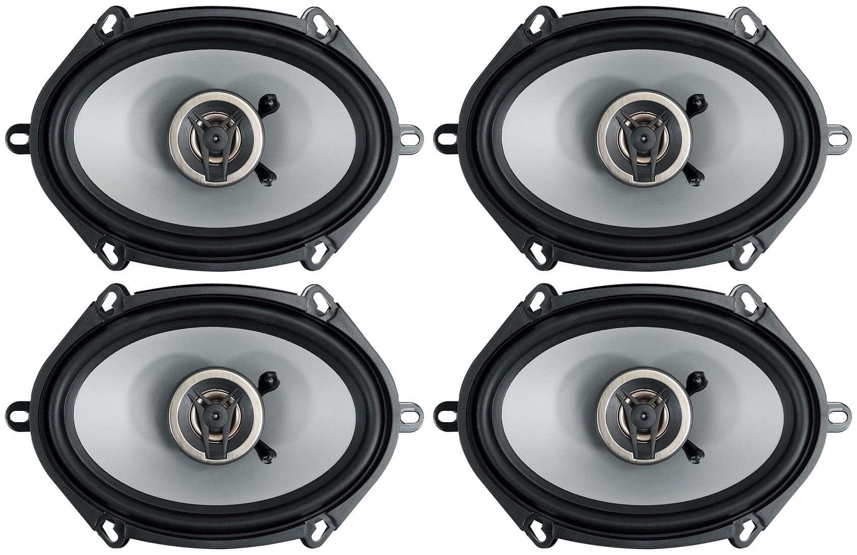 (4) Crunch CS5768CX 5x7" or 6x8" Car Audio Speakers 2-Way 250 Watts Max