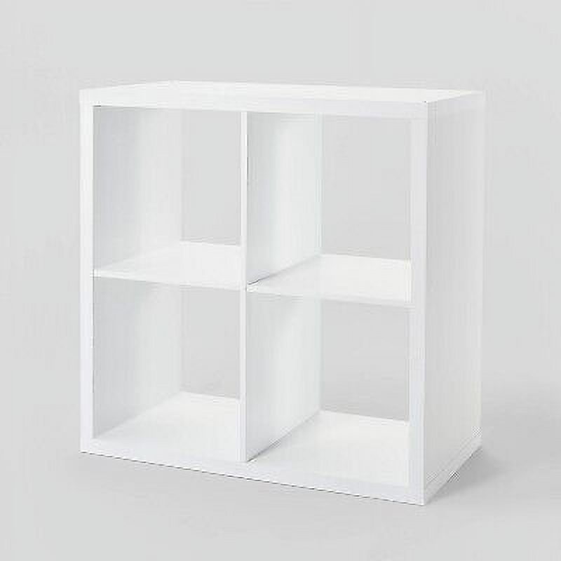 4 Cube Organizer White Brightroom